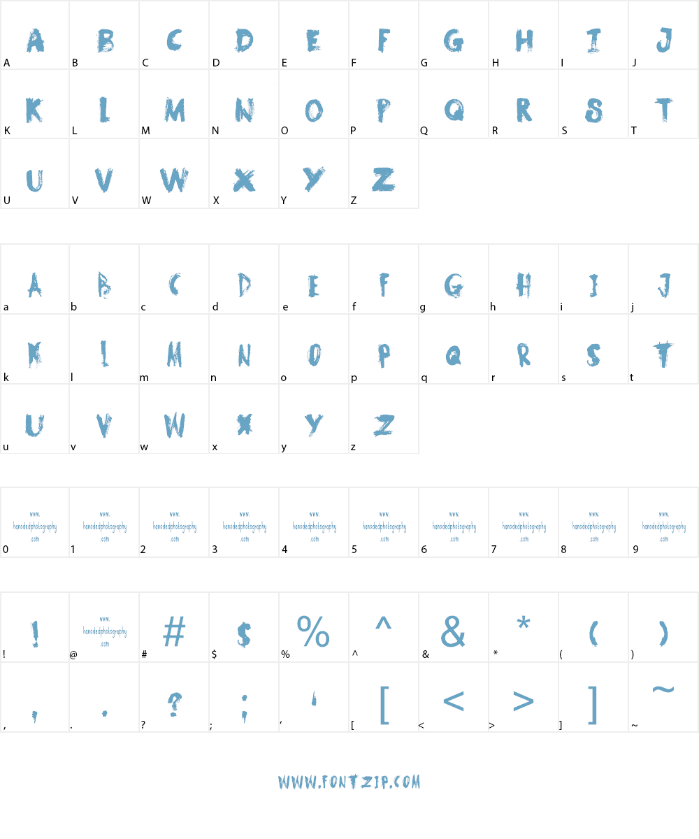 DK Samhain Font Character